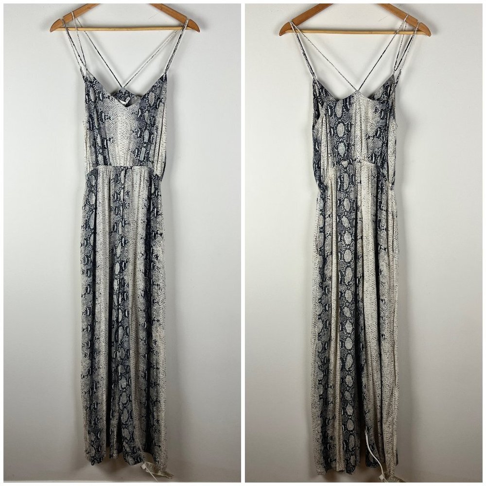 2/$30 Lovestitch M Snake Print Jumpsuit